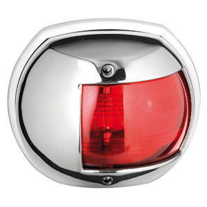 Maxi 20 navigation lights made of mirror-polished AISI316 stainless steel